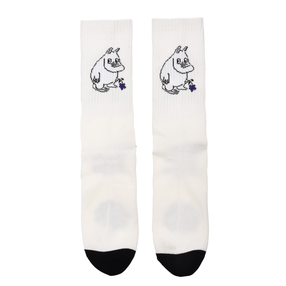 Moomintroll Retro Flower Socks 40-45 Purple - The Official Moomin Shop