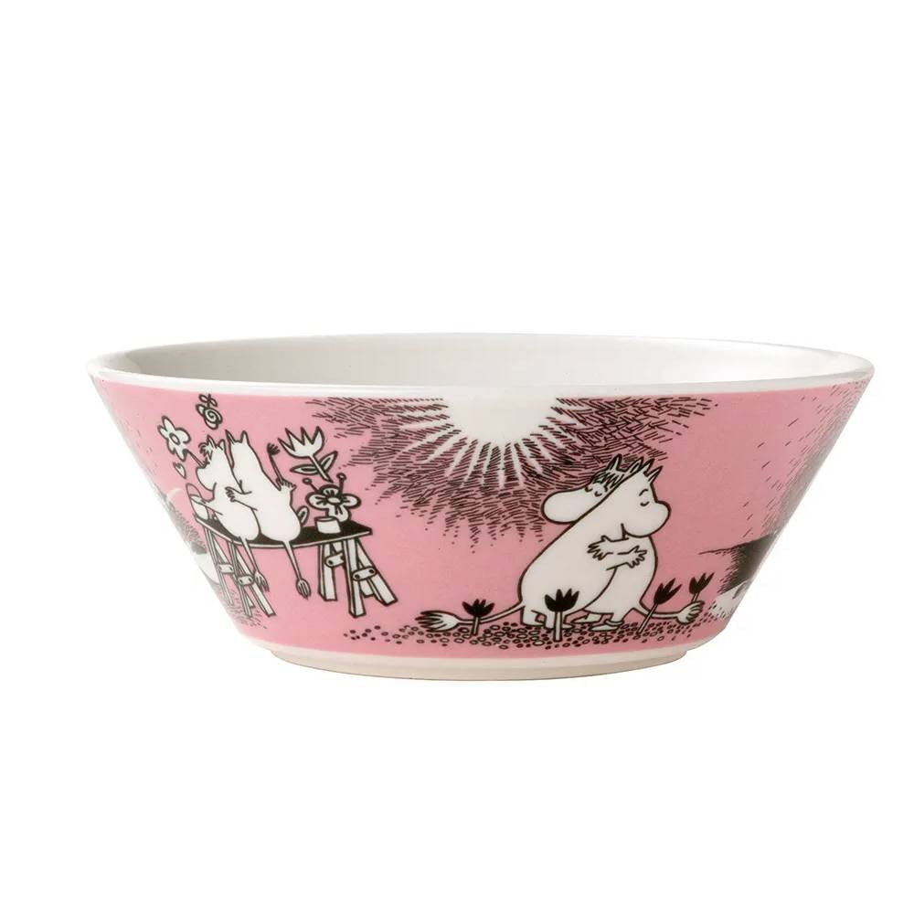 Moomin Love Bowl 15cm Pink - The Official Moomin Shop