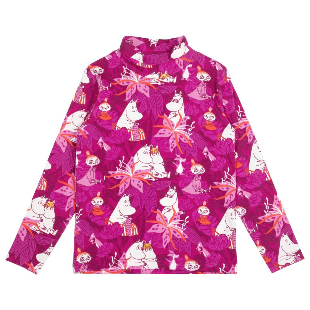 Moomin Amaryllis Shirt Magenta - Martinex - The Official Moomin Shop
