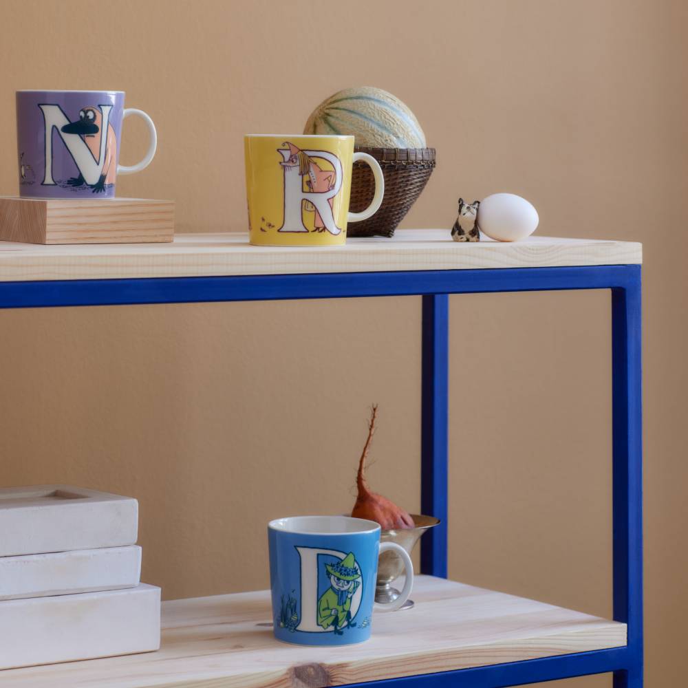 Moomin ABC Mug D 0,4L - The Official Moomin Shop