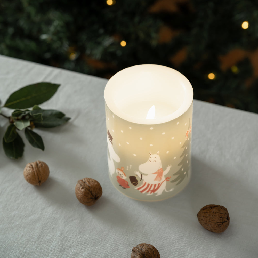 Moomin Festive Spirits LED Candle 12,5cm - The Official Moomin Shop