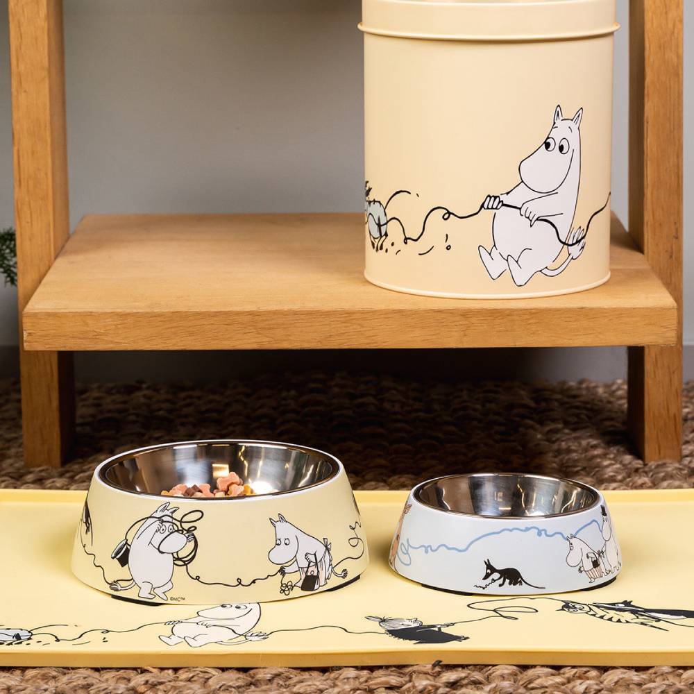 Moomin For Pets Food Bowl Blue S - The Official Moomin Shop