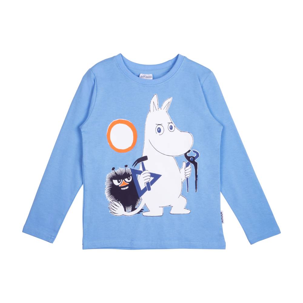 Moomin Fixers Shirt Lightblue - Martinex - The Official Moomin Shop