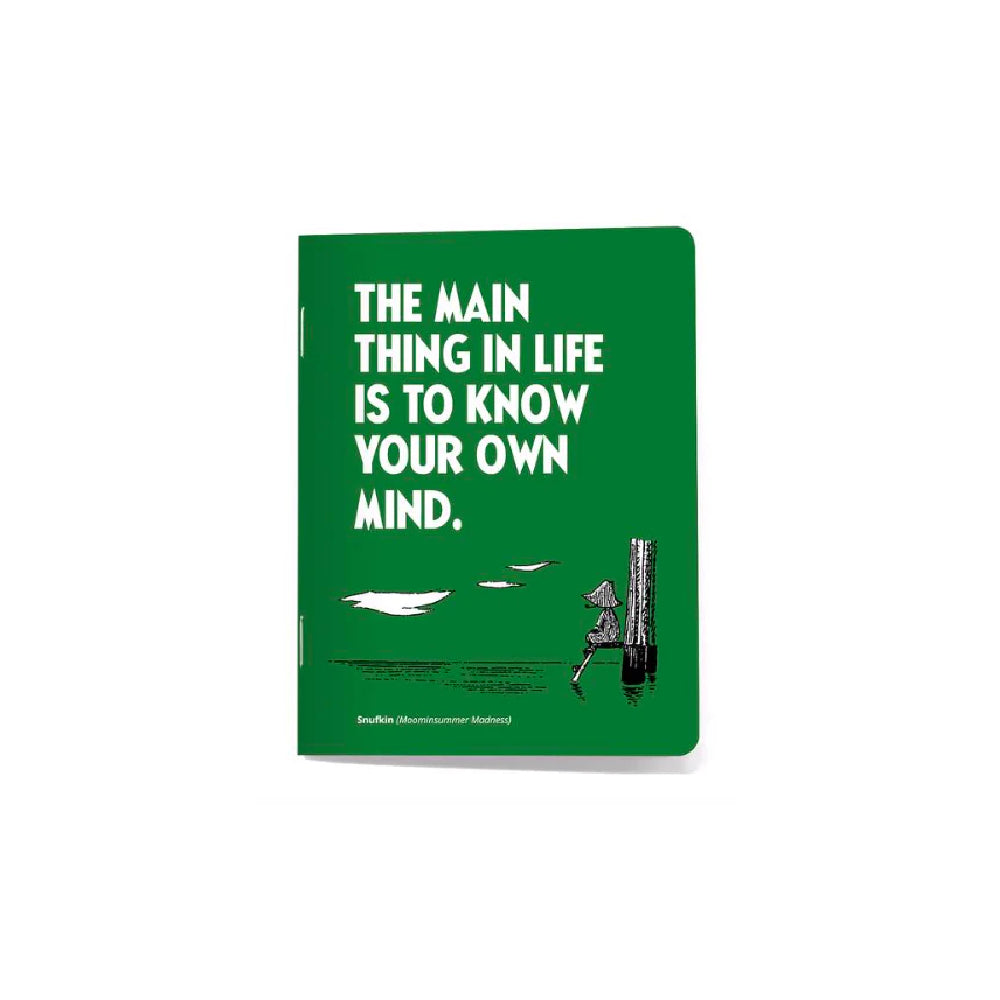 Snufkin The Main Thing Mini Notebook - Putinki - The Official Moomin Shop