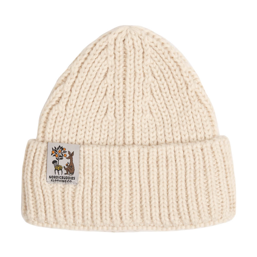 Sniff Beanie Adults Beige - Nordicbuddies - The Official Moomin Shop