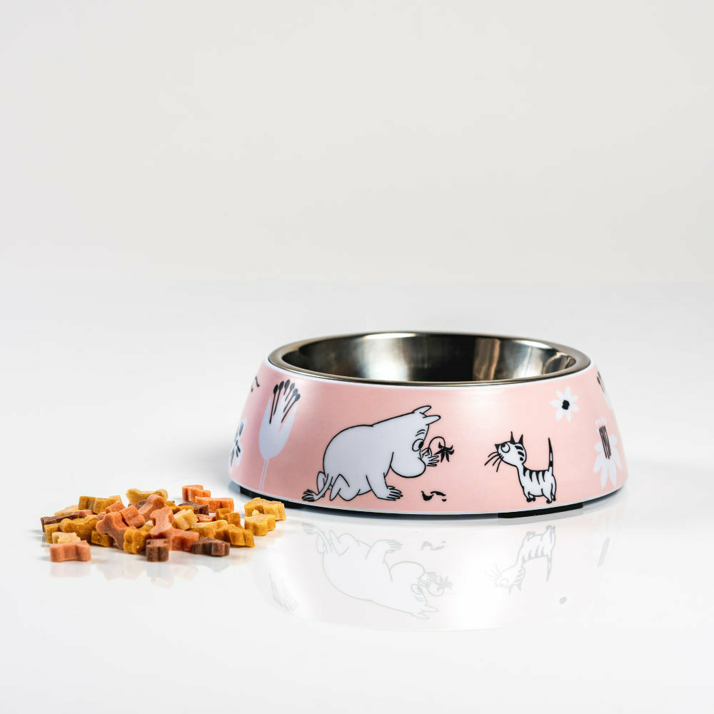 Moomin For Pets Food Bowl Pink S - The Official Moomin Shop