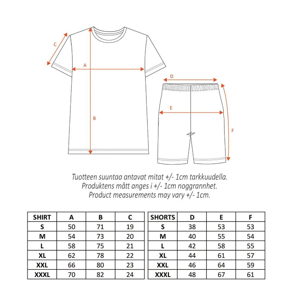 Moomin Fuss Short-set Grey - Martinex - The Official Moomin Shop