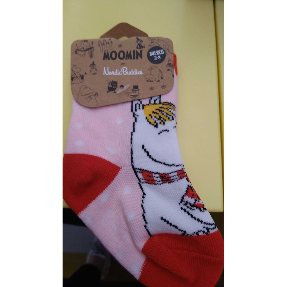 Snorkmaiden Kids Socks Pink - Nordicbuddies - The Official Moomin Shop