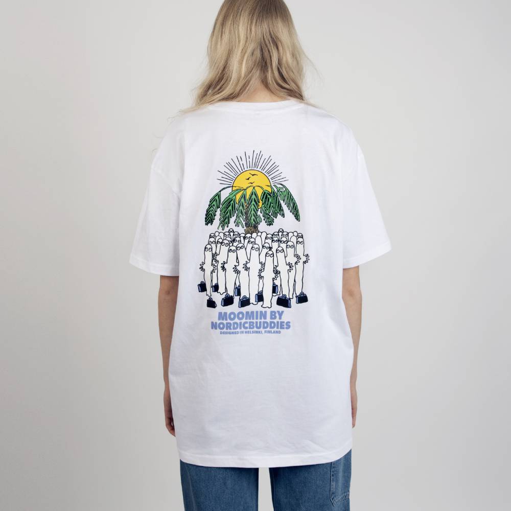 Hattifatteners T-shirt Unisex White - Nordicbuddies - The Official Moomin Shop