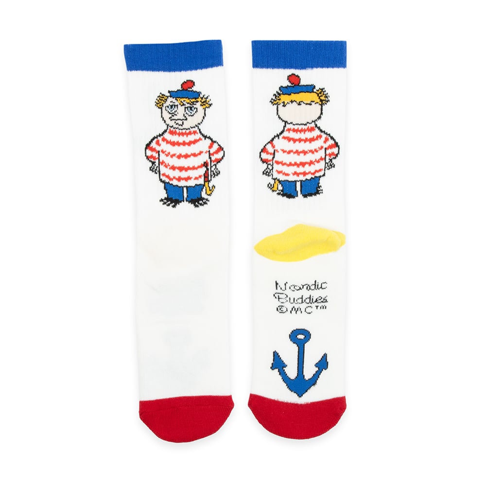 Too-Ticky Retro Socks 36-42 White - Nordicbuddies - The Official Moomin Shop