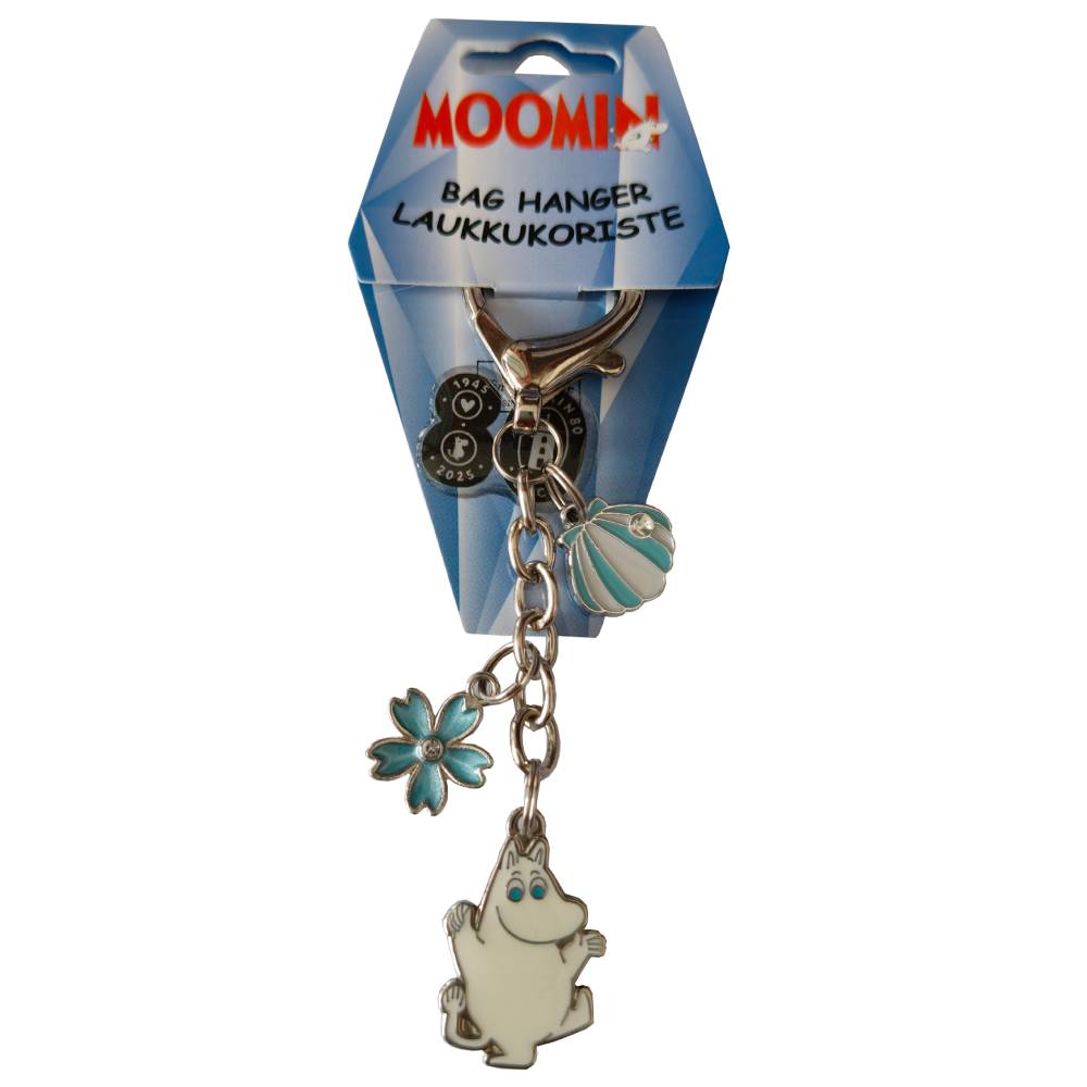 Moomintroll Flowers Bag Hanger - TMF-Trade - The Official Moomin Shop