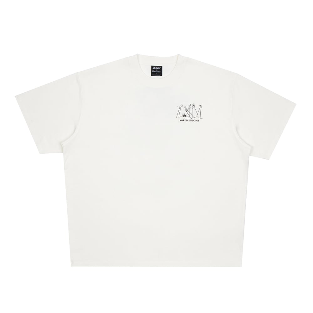 Moomin Comet Stilts T-shirt Unisex White - The Official Moomin Shop