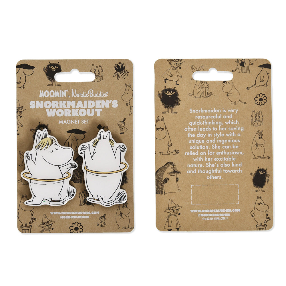 Snorkmaiden Workout Magnet 2-set - Nordicbuddies - The Official Moomin Shop