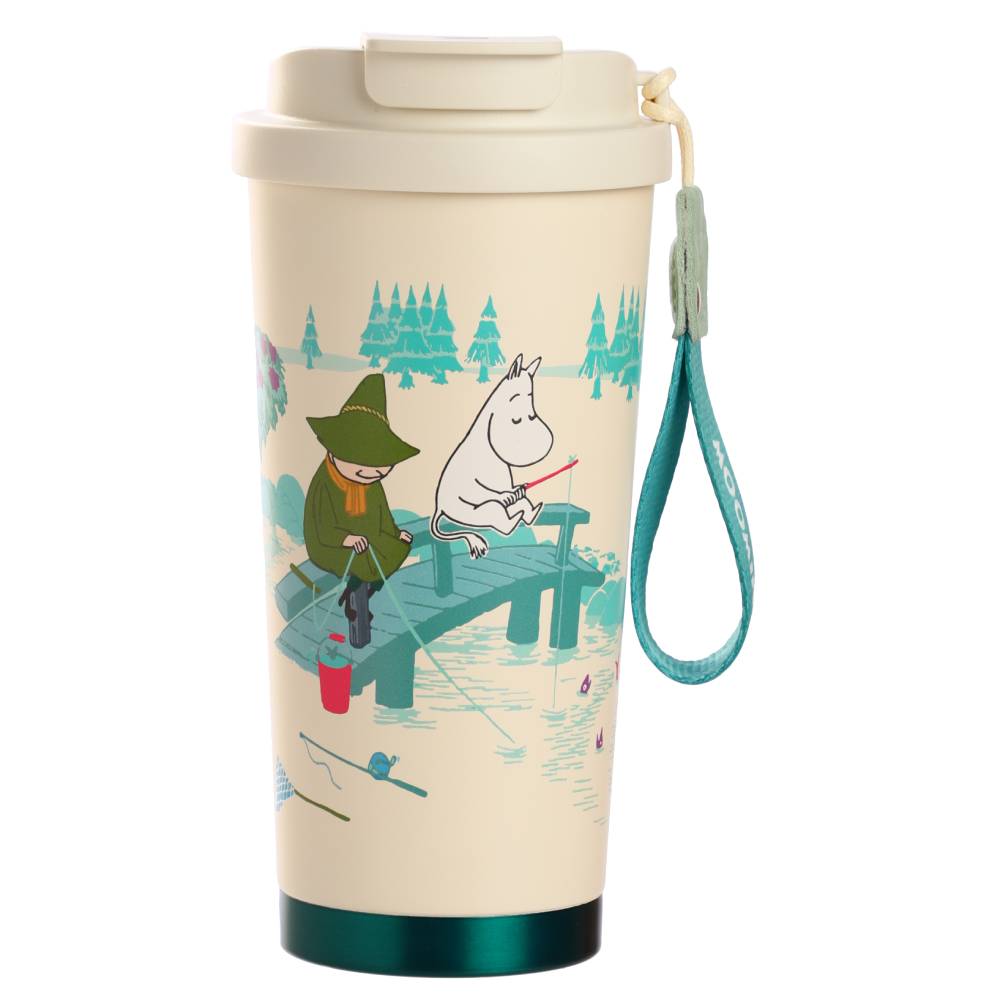 Moomin Fishing Take-away Vacuum Cup 580ml - Vipo - The Official Moomin Shop