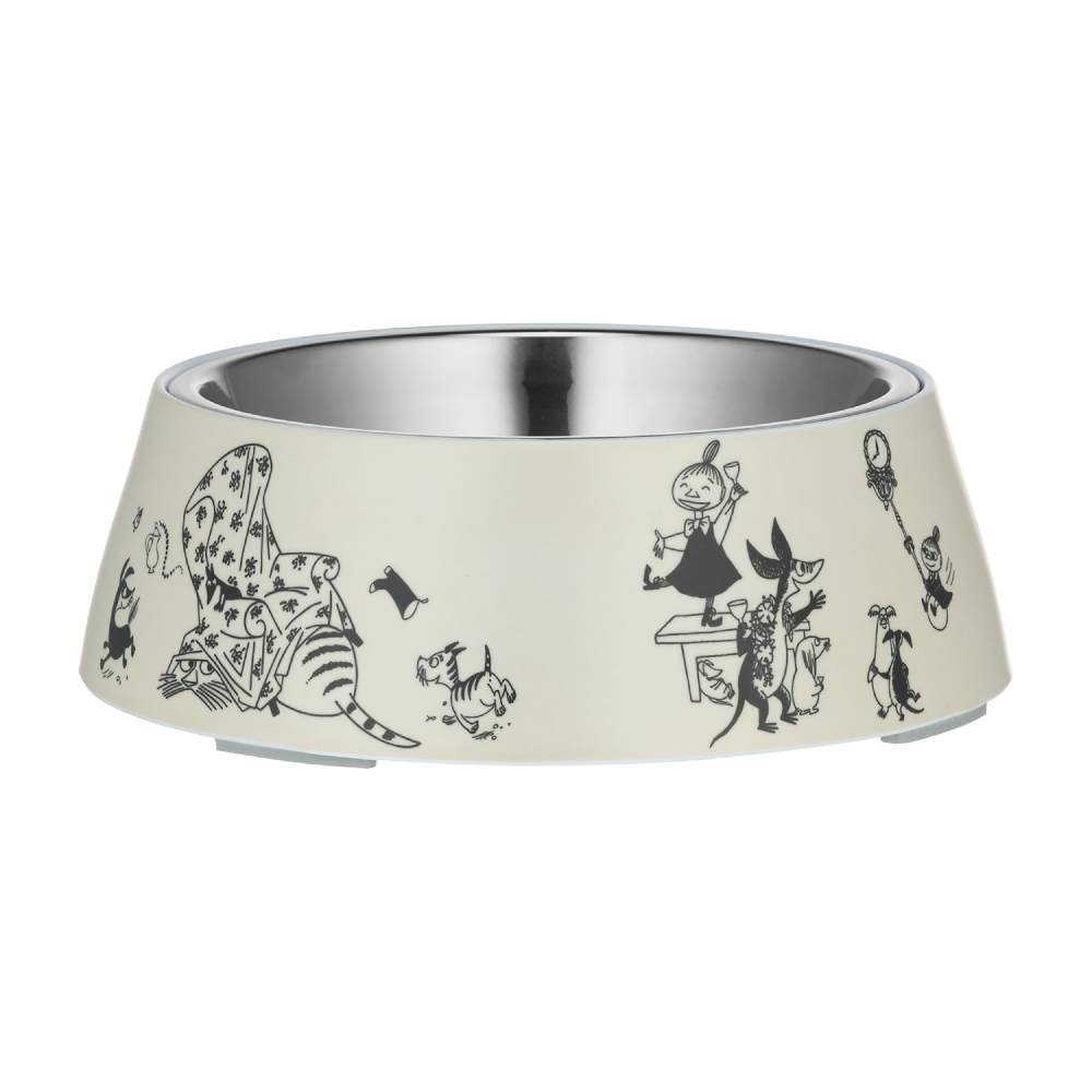 Moomin For Pets Food Bowl Beige M - Muurla - The Official Moomin Shop