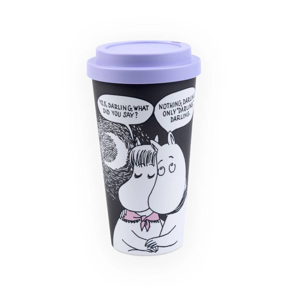 Moomin Darling Take-Away Mug Black - The Official Moomin Shop