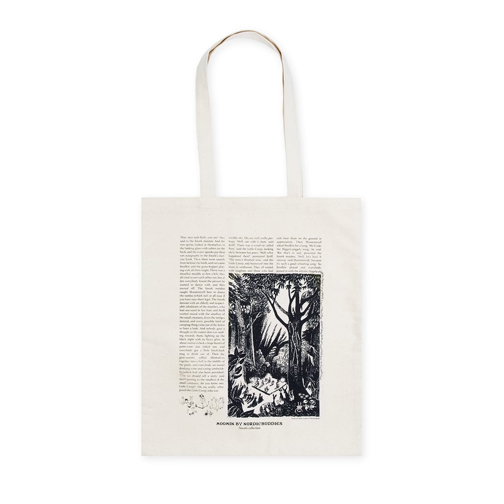 Moomin Comet Tote Bag Comet White - The Official Moomin Shop