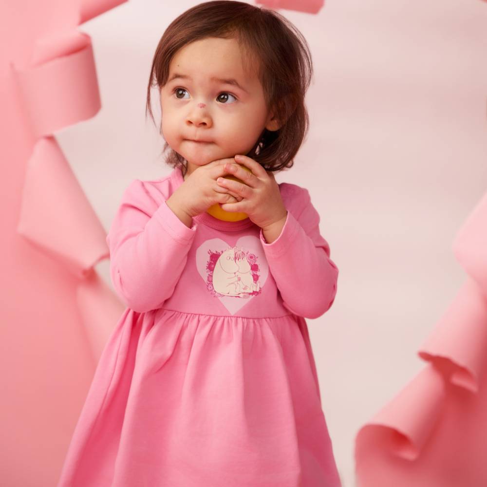 Moomin Beloved Bodysuit Dress Magenta - Martinex - The Official Moomin Shop