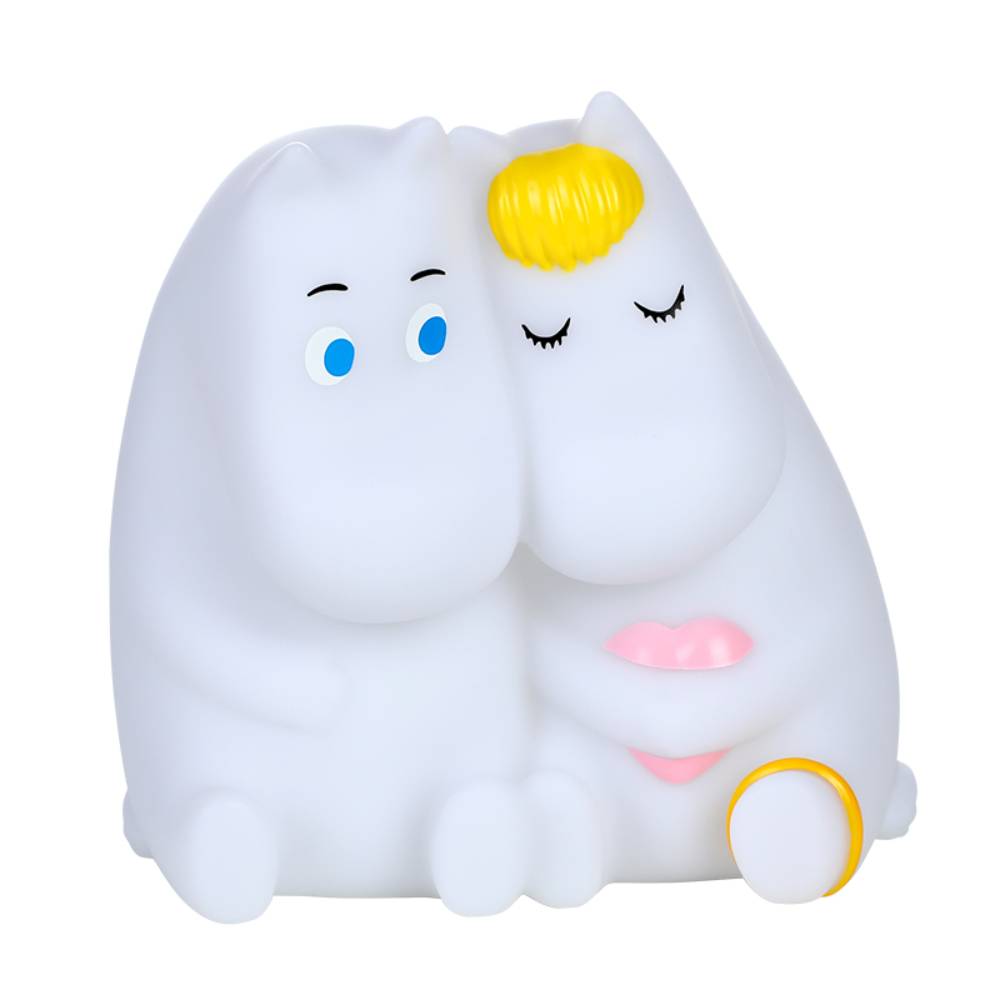 Moomintroll &amp; Snorkmaiden Night Light 13cm USB - Vipo - The Official Moomin Shop