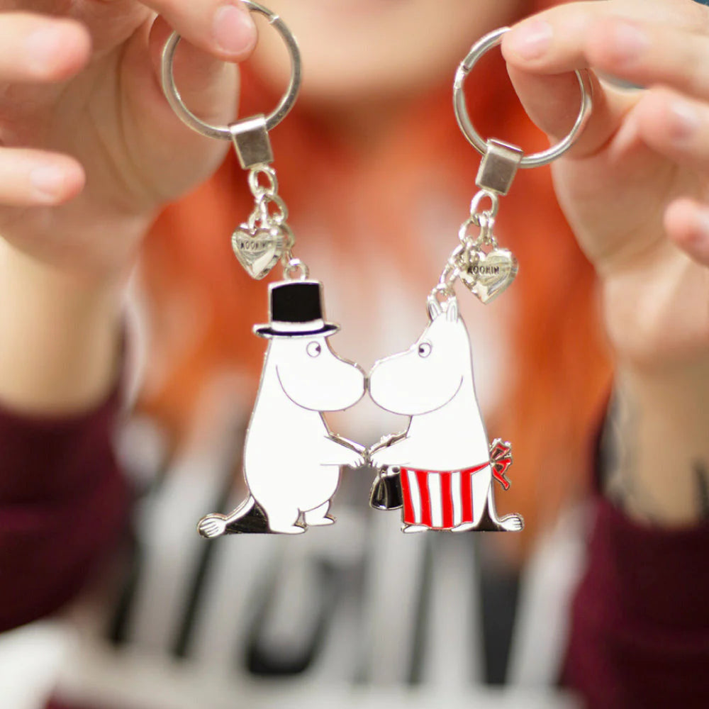 Moominmamma &amp; Moominpappa Keyring - TMF Trade - The Official Moomin Shop