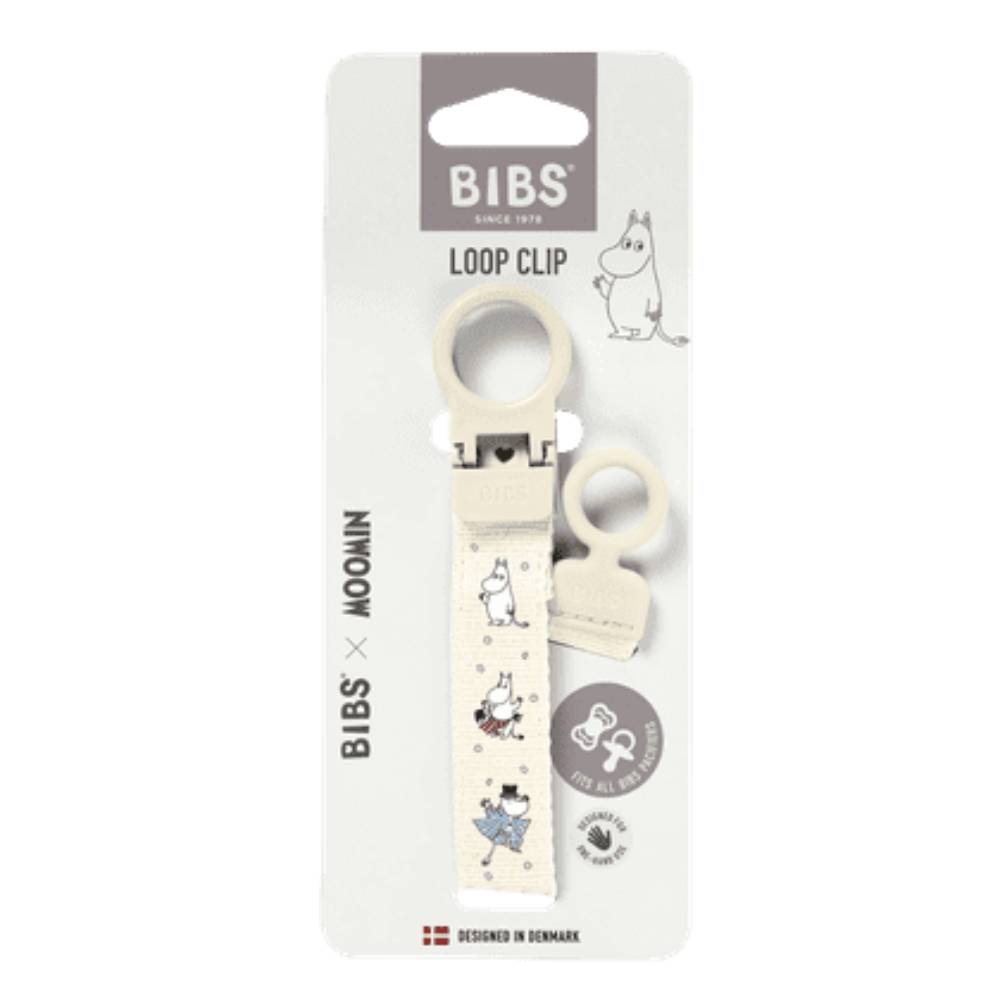 Moomin Friends Pacifier Clip Loop Ivory - The Official Moomin Shop