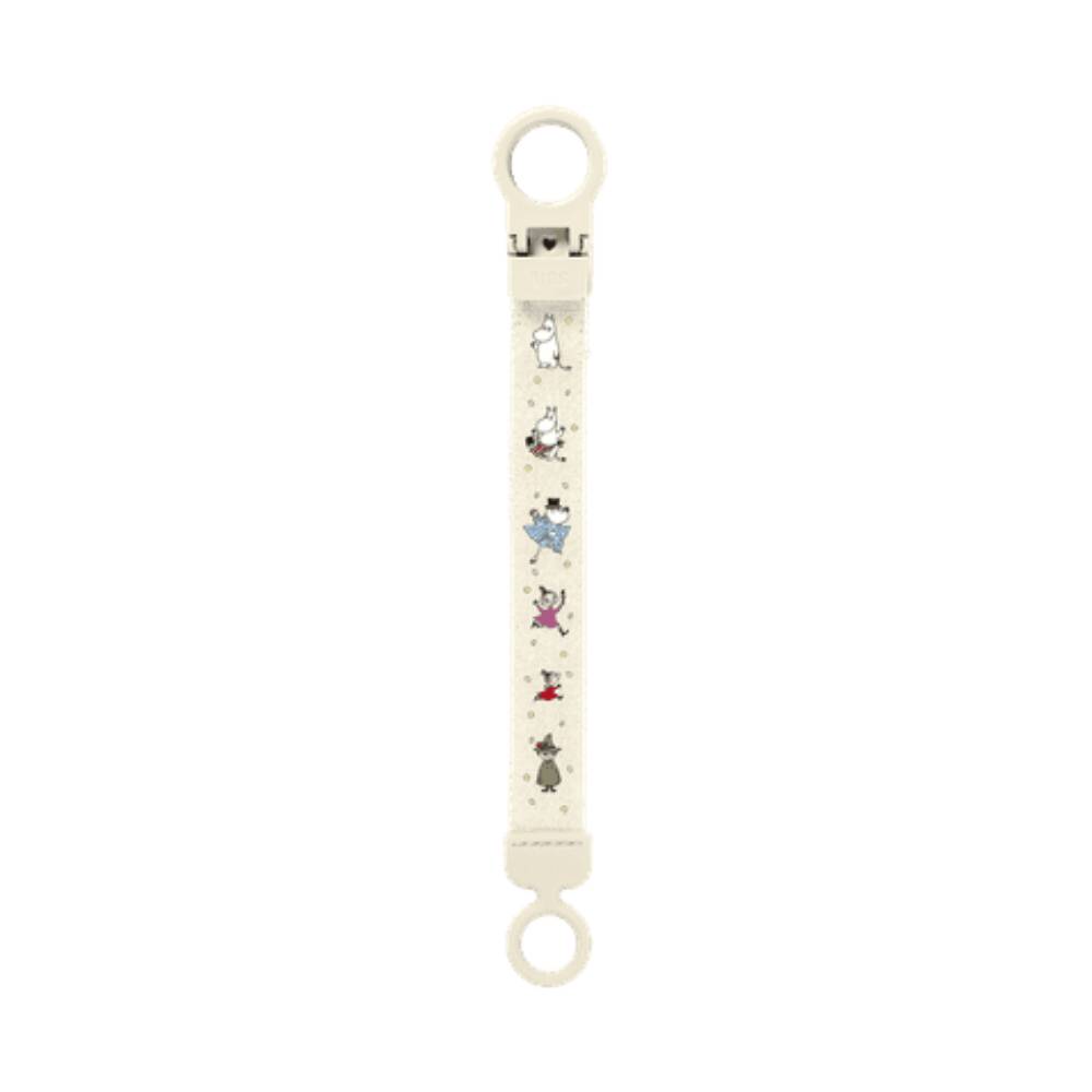 Moomin Friends Pacifier Clip Loop Ivory - The Official Moomin Shop