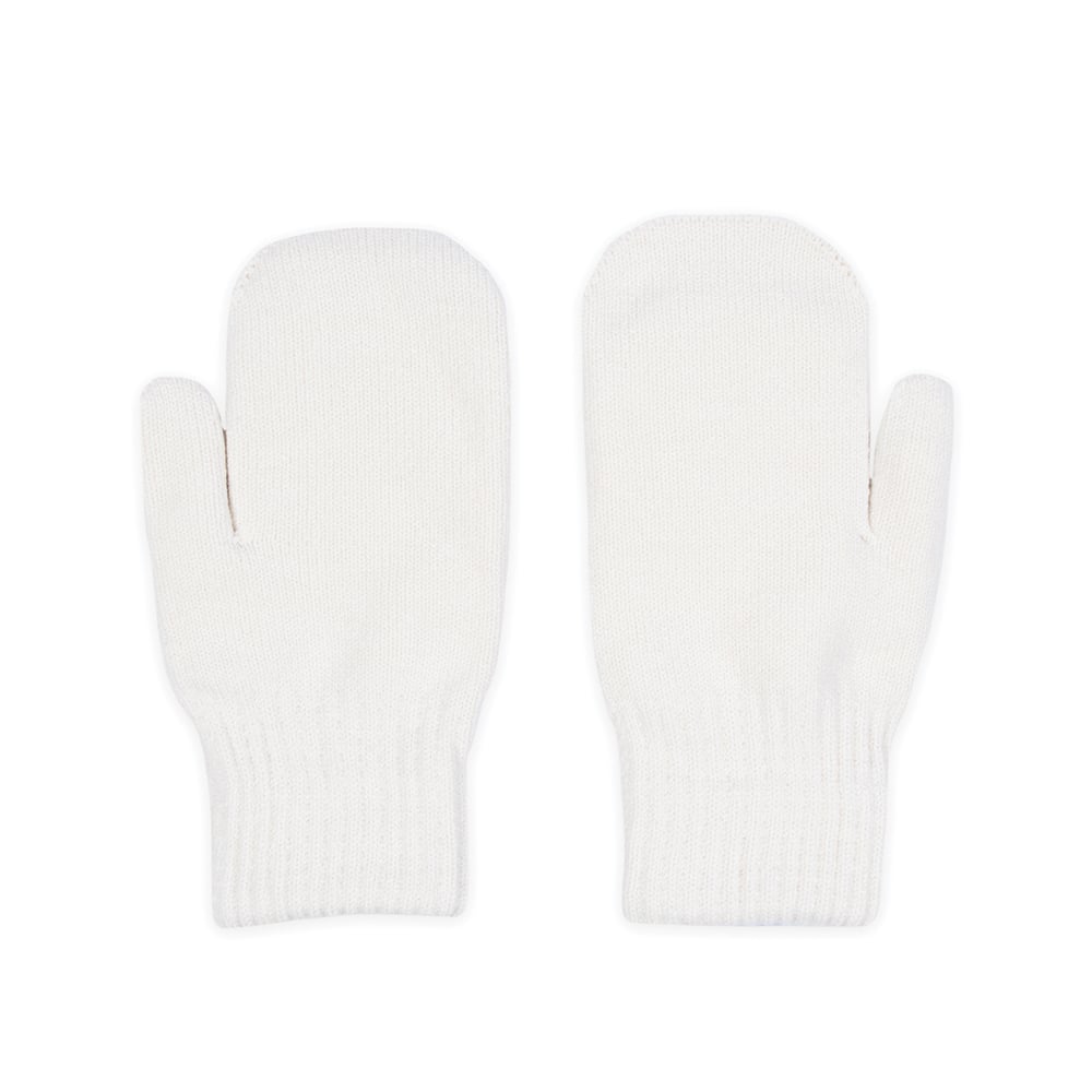 Moomin 80 Adult Mittens White - Red Cross - The Official Moomin Shop