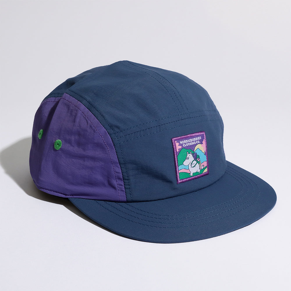 Moomintroll 5-Panel Nylon Cap Darkblue - Nordicbuddies - The Official Moomin Shop