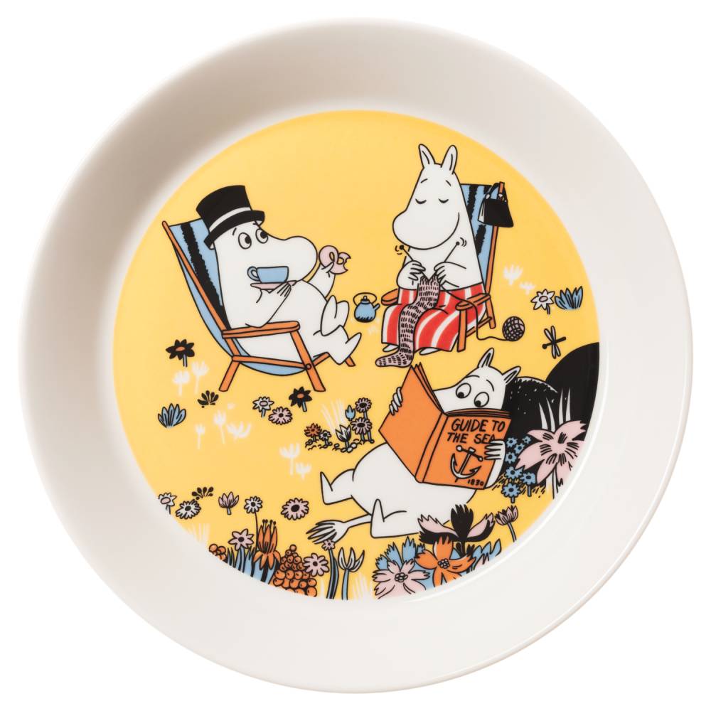 Moomin Family Time Plate 19cm - The Official Moomin Shop