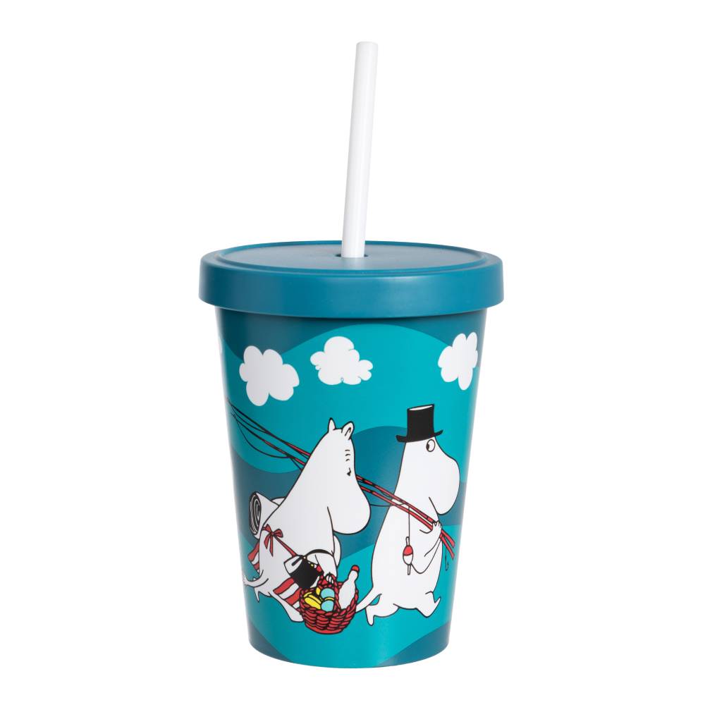 Moomin Home Yard Tumbler Cup Teal - Martinex - The Official Moomin Shop