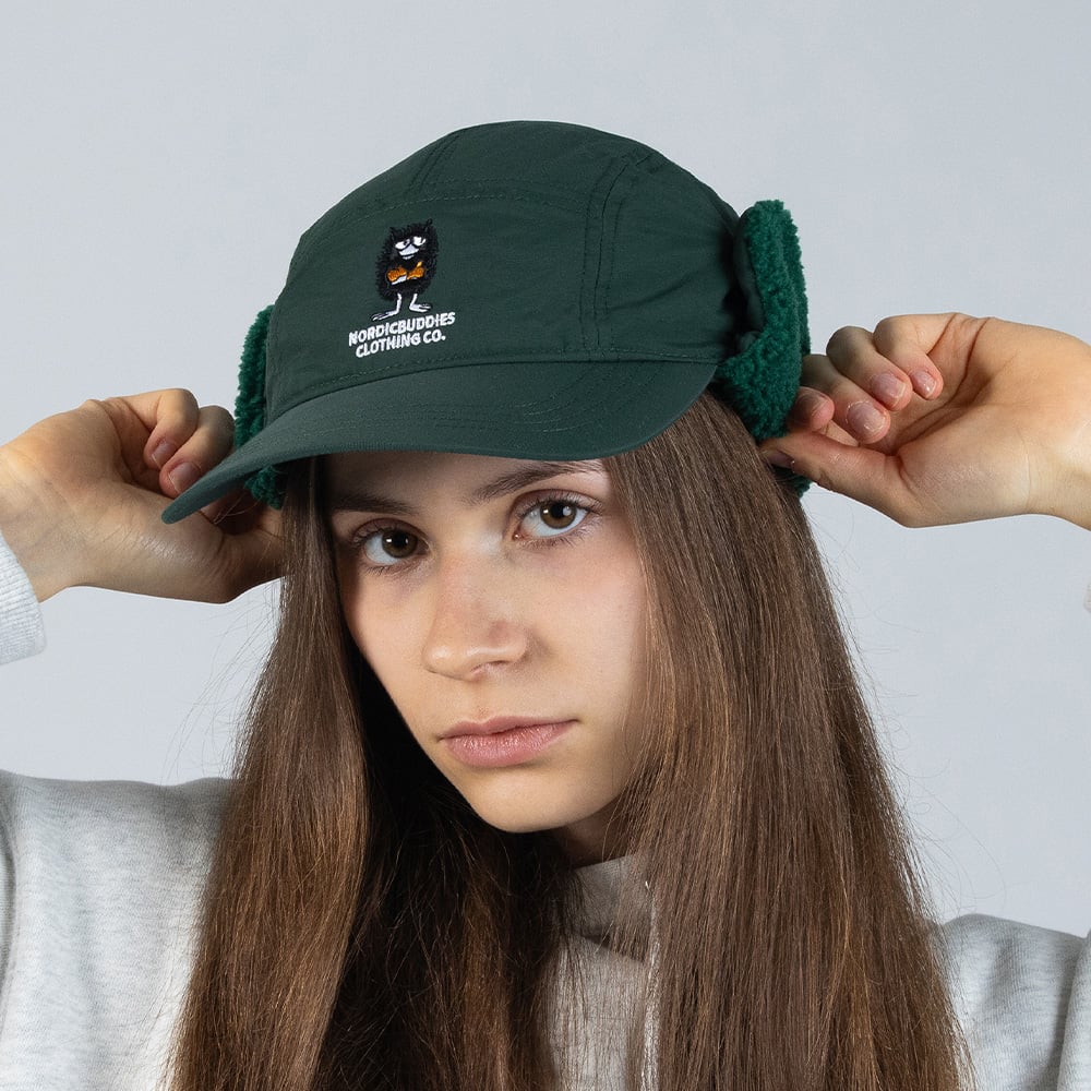 Stinky Winter Cap Dark Green - Nordicbuddies - The Official Moomin Shop