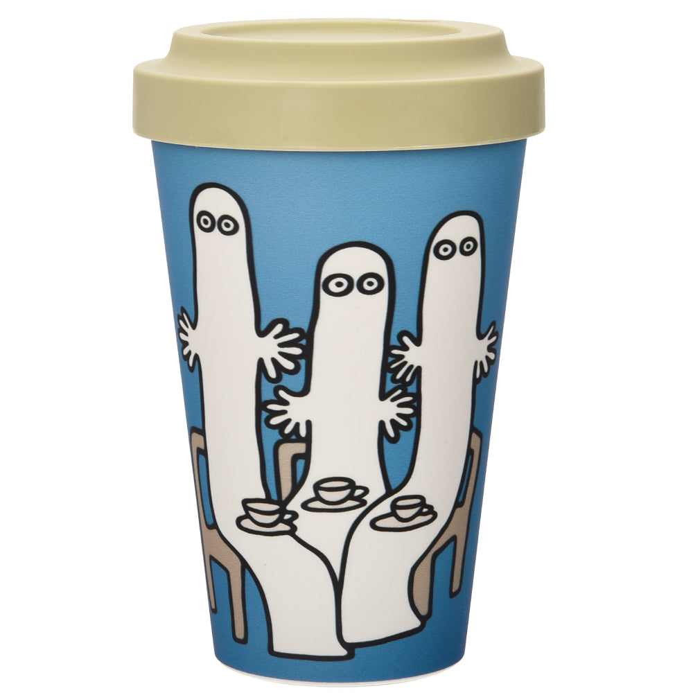 Hattifatteners Take-Away Mug Blue - The Official Moomin Shop