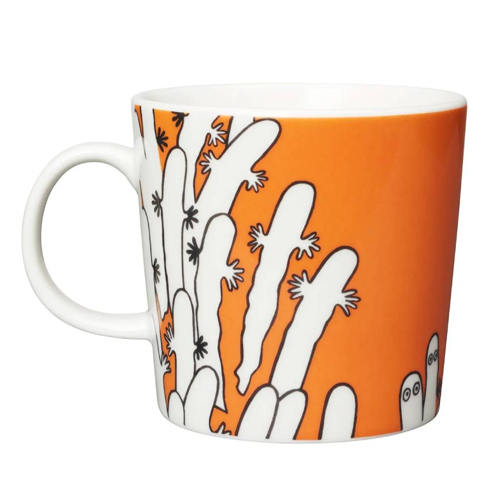 Hattifatteners Mug 0,3L Orange - The Official Moomin Shop