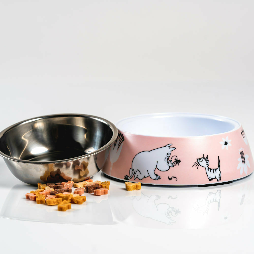 Moomin For Pets Food Bowl Pink S - The Official Moomin Shop