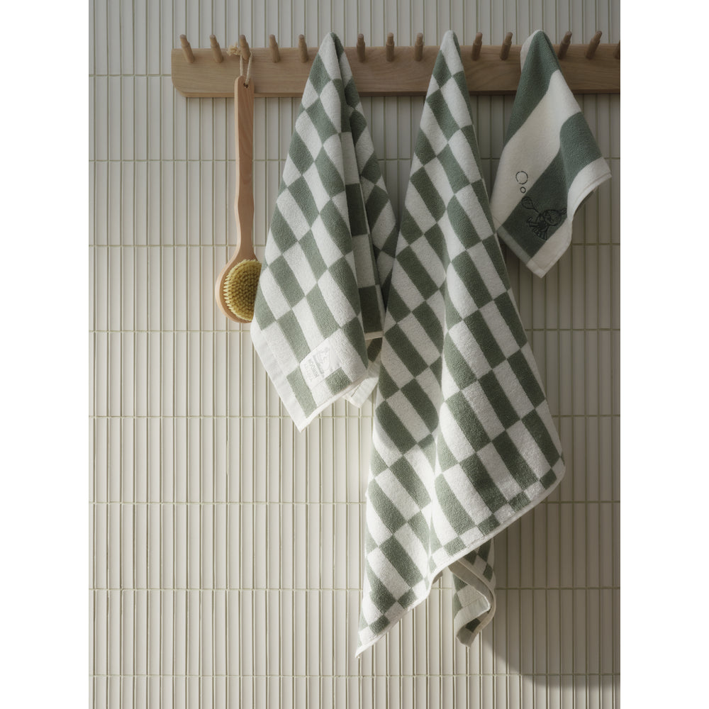 Snorkmaiden Checks GOTS Bath Towel 70x140cm - Moomin Arabia - The Official Moomin Shop