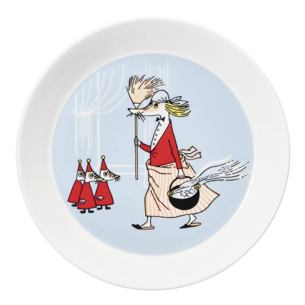 Fillyjonk Plate 19cm Lightblue - The Official Moomin Shop