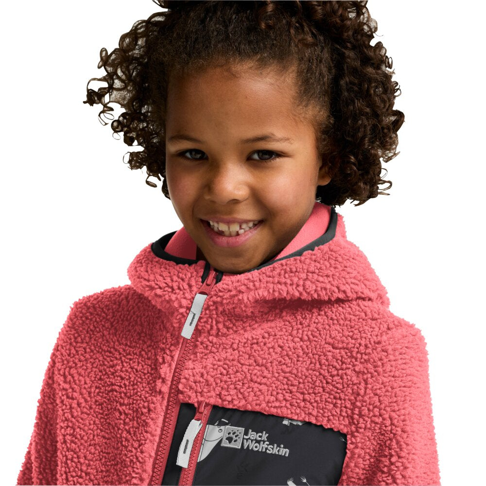 Moomintroll Fleece Jacket Coral - The Official Moomin Shop