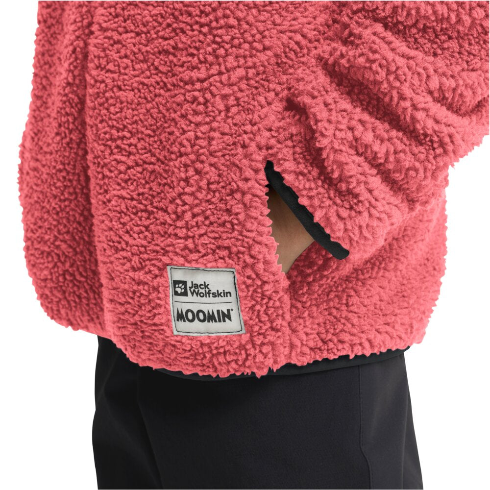 Moomintroll Fleece Jacket Coral - The Official Moomin Shop