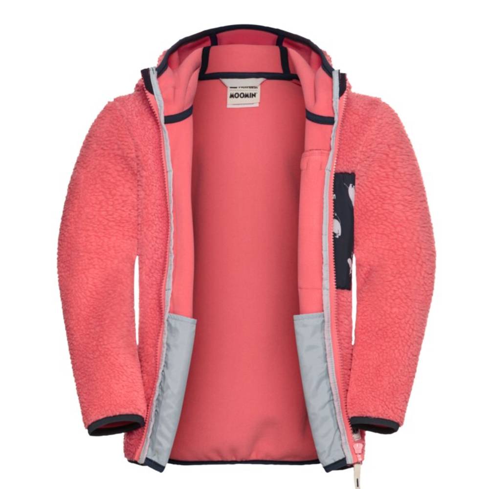 Moomintroll Fleece Jacket Coral - The Official Moomin Shop