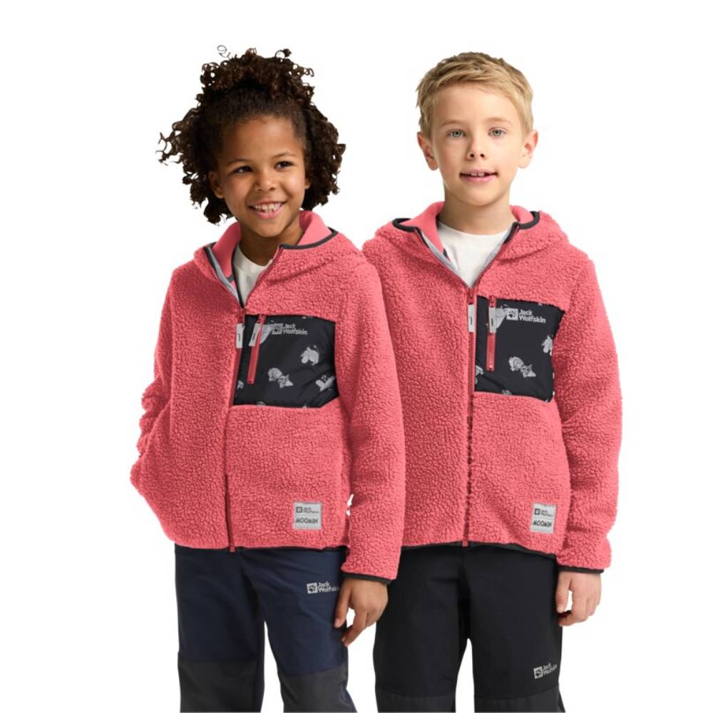 Moomintroll Fleece Jacket Coral - The Official Moomin Shop