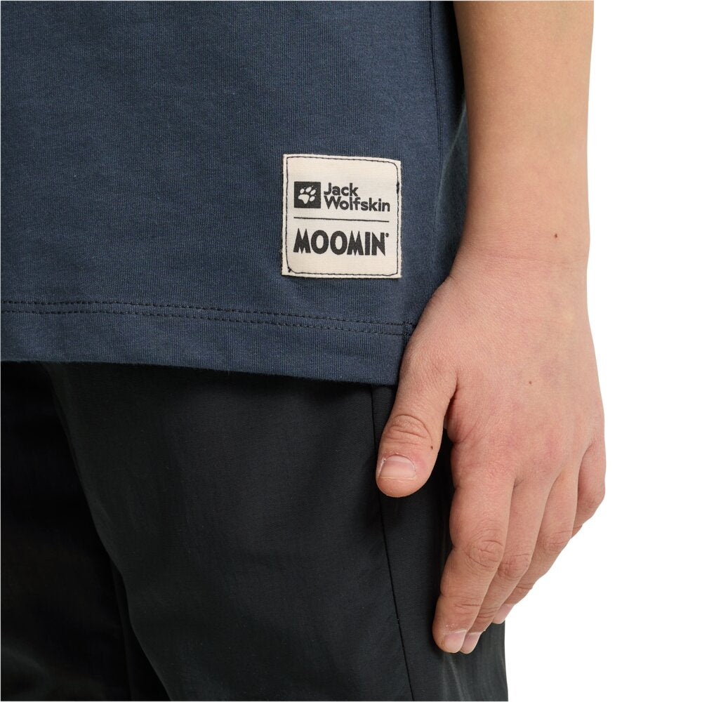 Moomin Swimming T-shirt Blue - The Official Moomin Shop