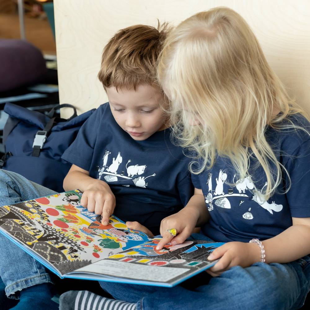 Moomin Swimming T-shirt Blue - Jack Wolfskin - The Official Moomin Shop
