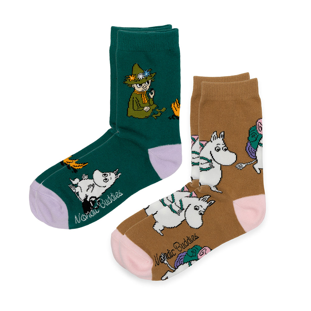 Moomin Adventure Sock 36-42 Gift Box 2-set - The Official Moomin Shop