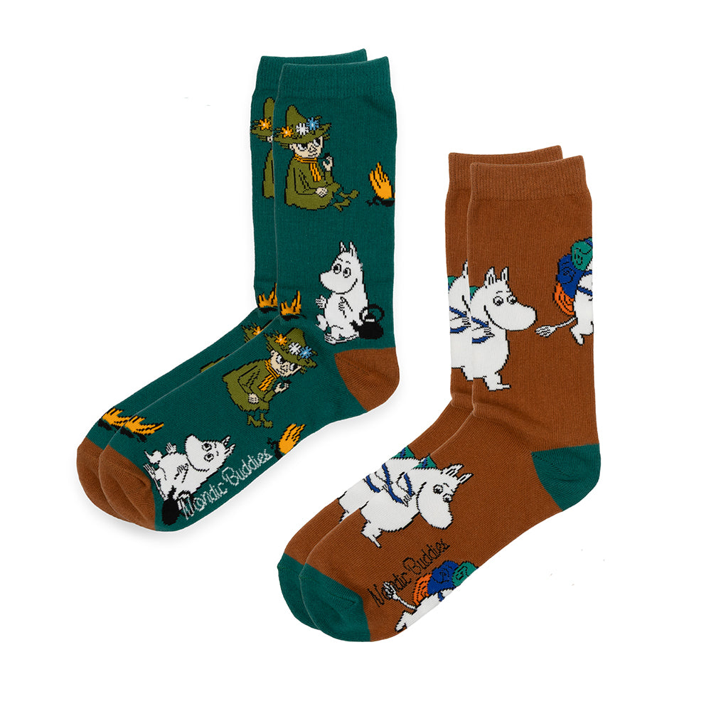 Moomin Adventure Sock 40-45 Gift Box 2-set - The Official Moomin Shop