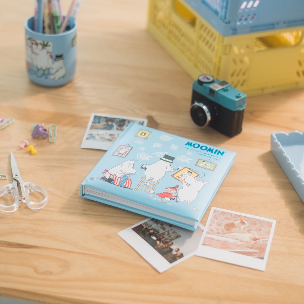 Moomin Photo Album 16x16cm 24 Blue - The Official Moomin Shop