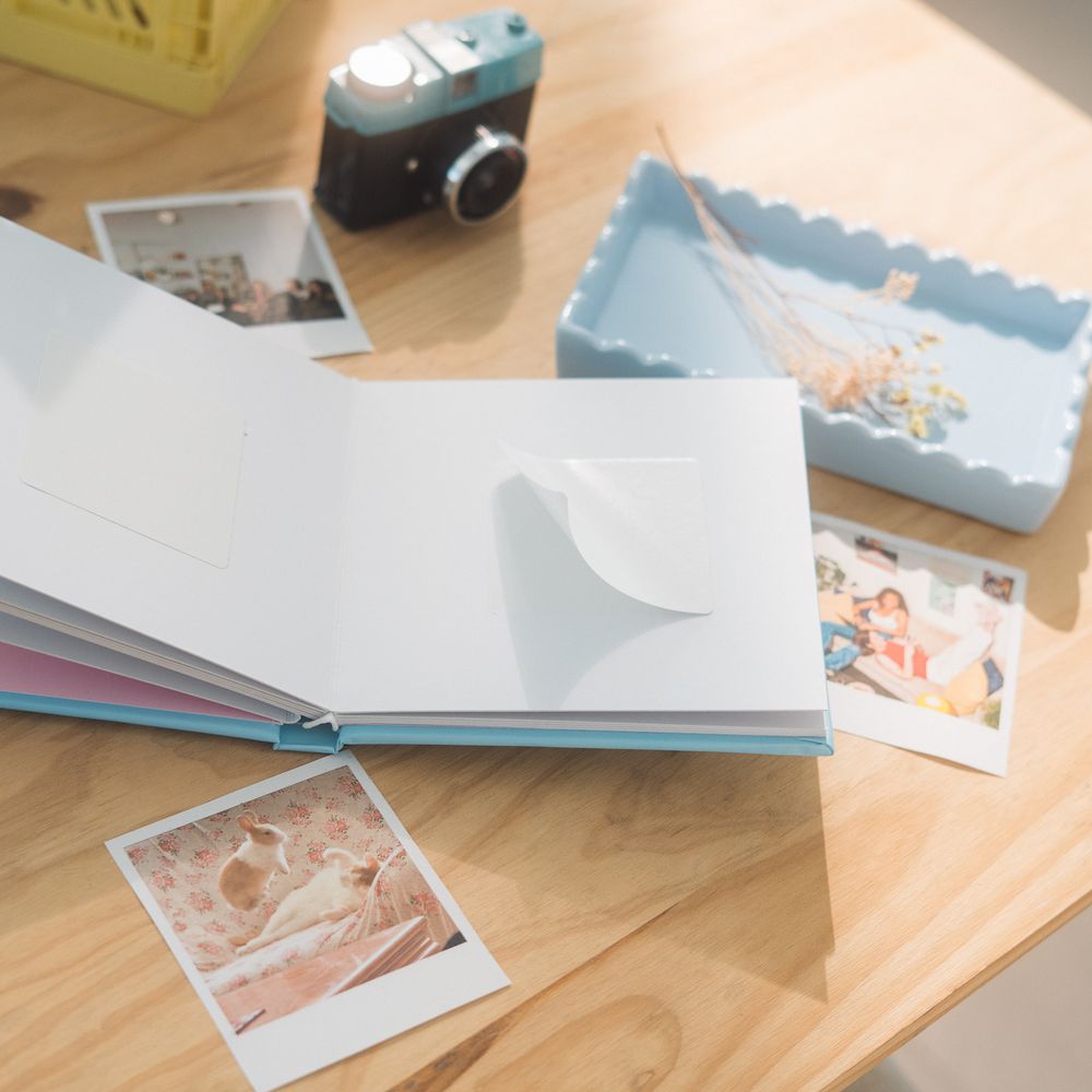 Moomin Photo Album 16x16cm 24 Blue - The Official Moomin Shop