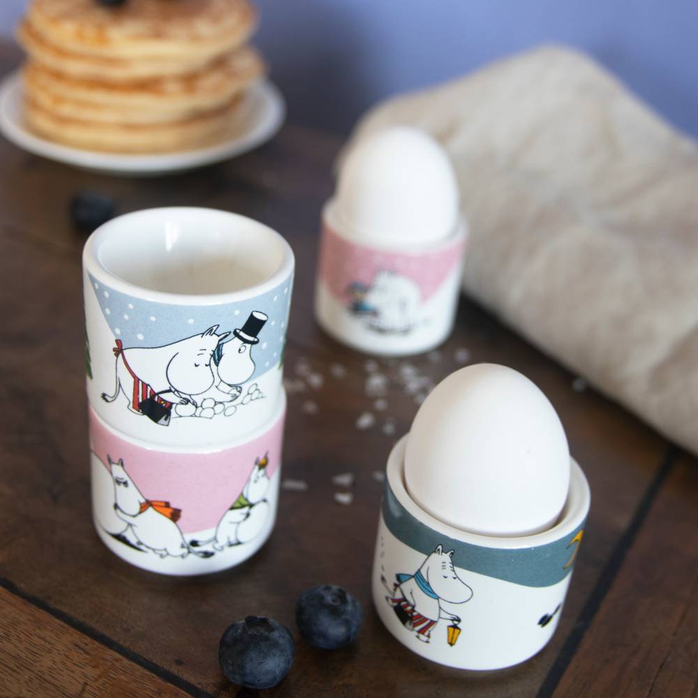 Moomin Winter Egg Cups 4-set - The Official Moomin Shop