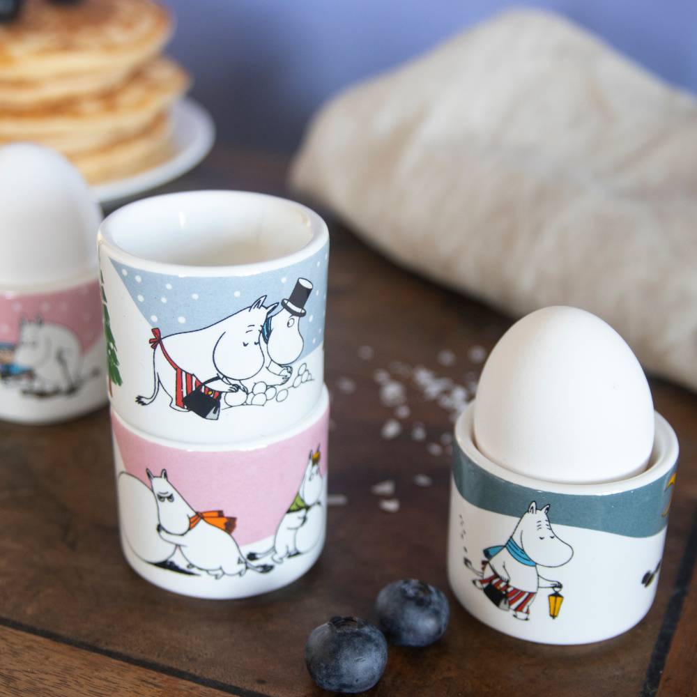 Moomin Winter Egg Cups 4-set - The Official Moomin Shop