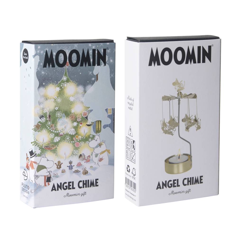 Moomintroll Gifts Rotary Candle Holder Gold - The Official Moomin Shop