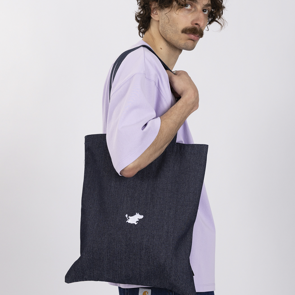Moomintroll Classic Tote Bag Blue - The Official Moomin Shop